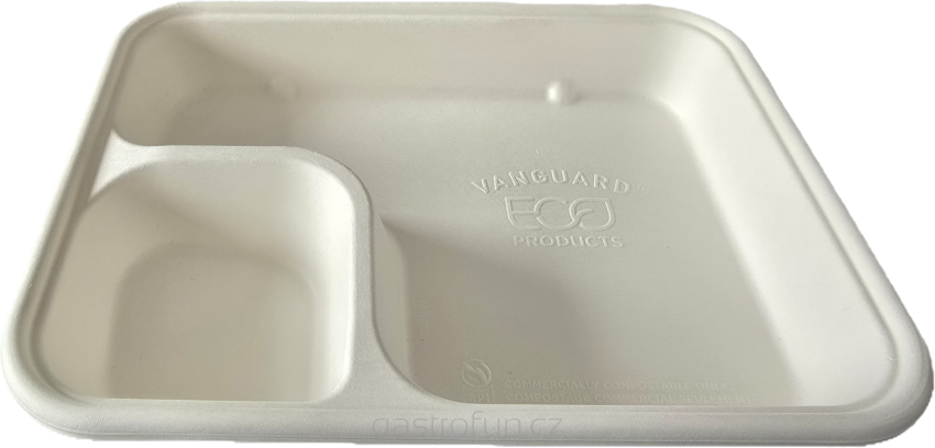 BIO Tácek na NACHOS s jednou přihrádkou na omáčku VANGUARD