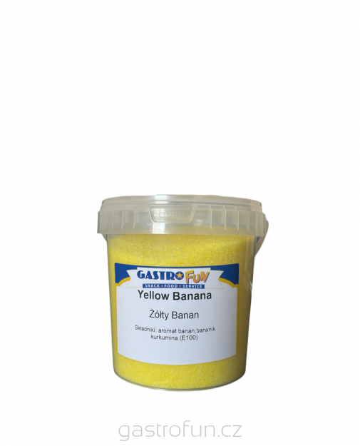Cukr banan 1 kg - YELLOW BANANA - žlutý banán