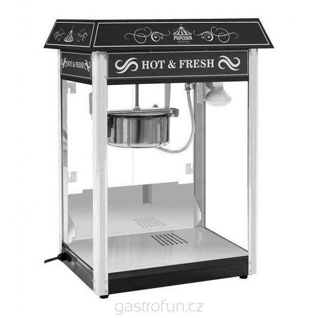 STROJ ELEKTRICKÝ NA VÝROBU POPCORNU 1600W - Černý