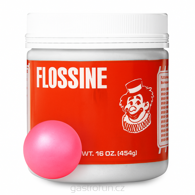 Růžová Žvýkačková Příchuť Flossine 454g