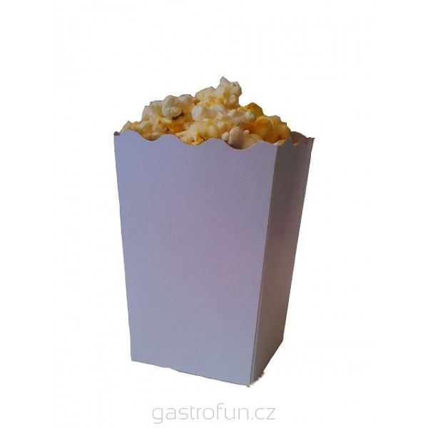 Krabička 0.75L POPCORN MIKRO , bílý 1szt
