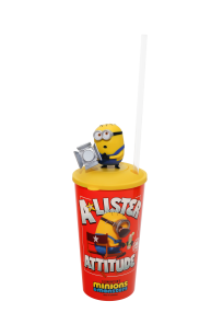 Hrnek s topperem z filmu „Mimoni a monstra“