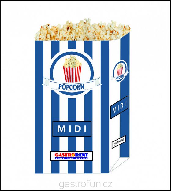 Sáček GASTROFUN 2,4 L popcorn MIDI 50ks