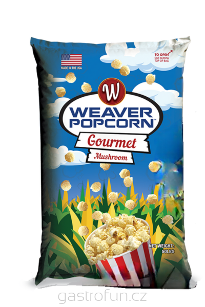 Kukuřice POP WEAVER MUSHROOM  CARAMEL & SWEET 22.68kg