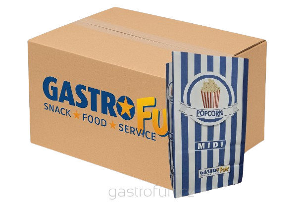 Papírový sášek GASTRORENT 2,4L popcorn MIDI 1000 kusů