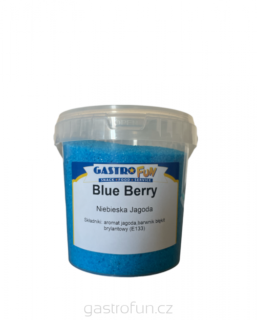 Cukr 1 kg - BLUE BERRY  - modra jahoda