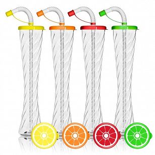 Pohár ovoce 350ml vícebarevný 48 ks.