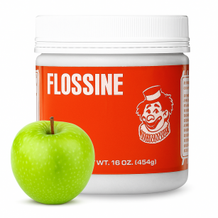 Zelená Jablečná Příchuť Flossine 454g