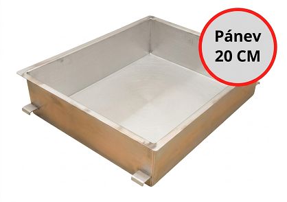 Pánev pro 3-hořákovou fritézu K+F – 20 cm
