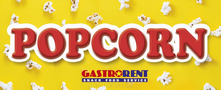 Nálepka Popcorn 270x110mm