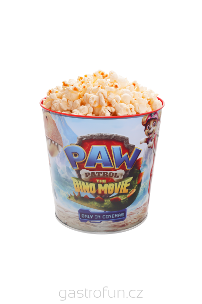 Hliníkový kyblík na popkorn s motivem filmu 