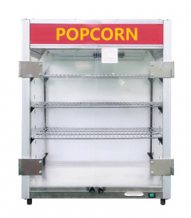 Ohřívač na nachos / popcorn – profesionální stolní vitrína