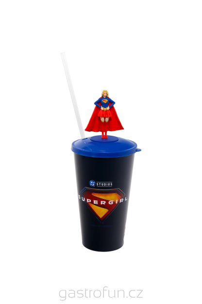 Hrnek s topperem z filmu „Supergirl“ – Supergirl