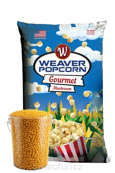 Kukuřice POP WEAVER MUSHROOM CARAMEL & SWEET 1 kg