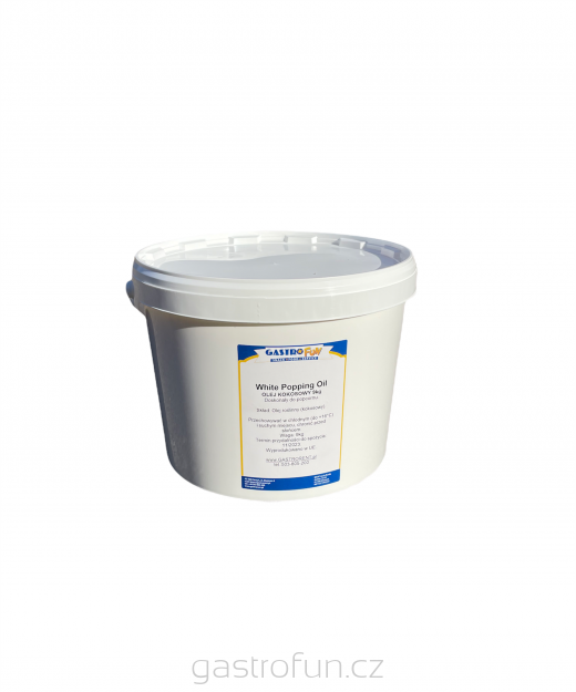 Kokosový tuk na popcorn 100% 9 kg PE BBB