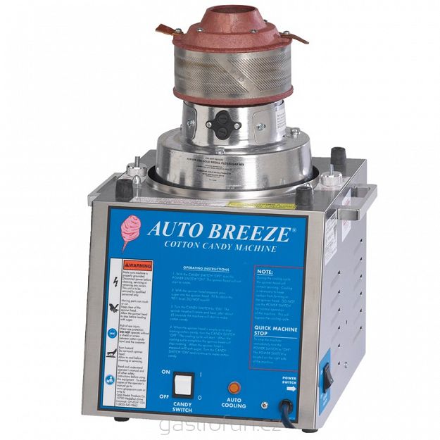 AUTO BREEZE COTTON CANDY MACHINE, 1380W, 230V