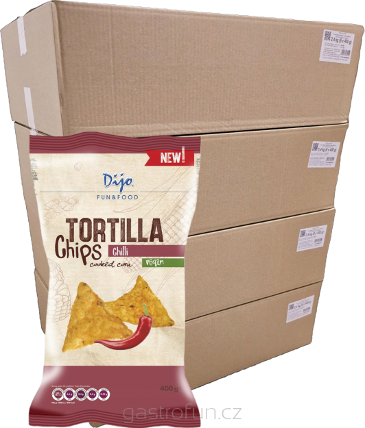 Tortilla Lupínky Nachos chilli (48ks x 400g)